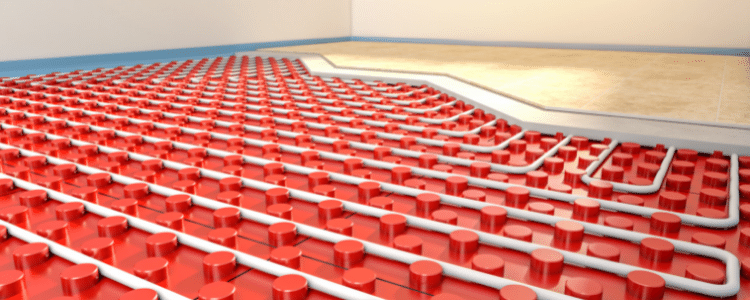 Air Source Heat Pump Underfloor Heating