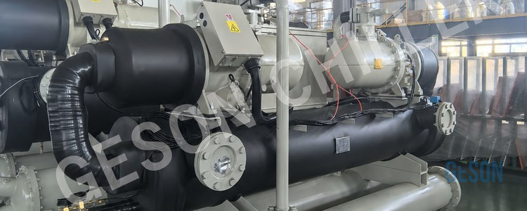 150 kW water-cooled screw chiller for Bangladesh PVC extrusion project