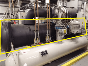 Figure 5 Evaporator on an air-cooled chiller-1