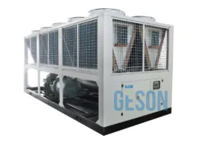 Air-cooled screw chiller