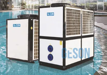 Swimming pool heat pump chiller